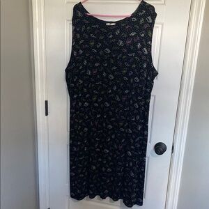 Coldwater Creek Black Sleeveless Sheath Dress